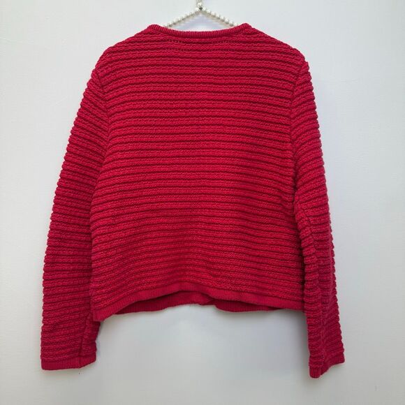 CeCe Red Front Packet Cardigan🟠 - Picture 7 of 9